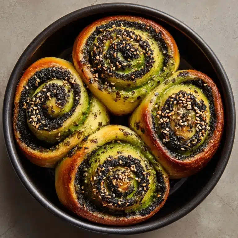 Vegan Matcha Black Sesame Cinnamon Rolls Recipe