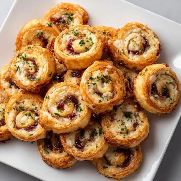 Cranberry Feta Pinwheels Recipe