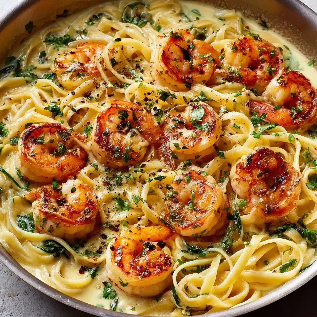 Creamy Tuscan Shrimp Linguine: An Incredible Ultimate Recipe - Recipe Image