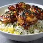 Chicken Scampi with Garlic Parmesan Rice Recipe