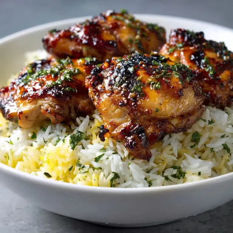 Chicken Scampi with Garlic Parmesan Rice Recipe