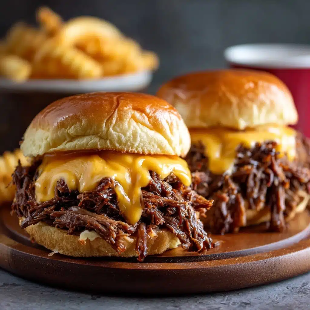 Slow Cooker Beef and Cheddar Sandwiches Recipe