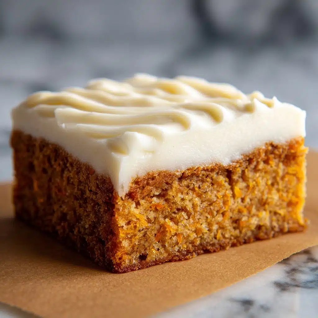 Carrot Cake Bars with Cream Cheese Frosting Recipe