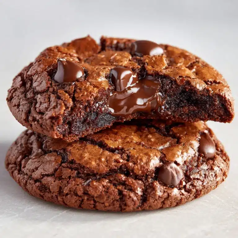 Dark Chocolate Espresso Brownie Cookies Recipe