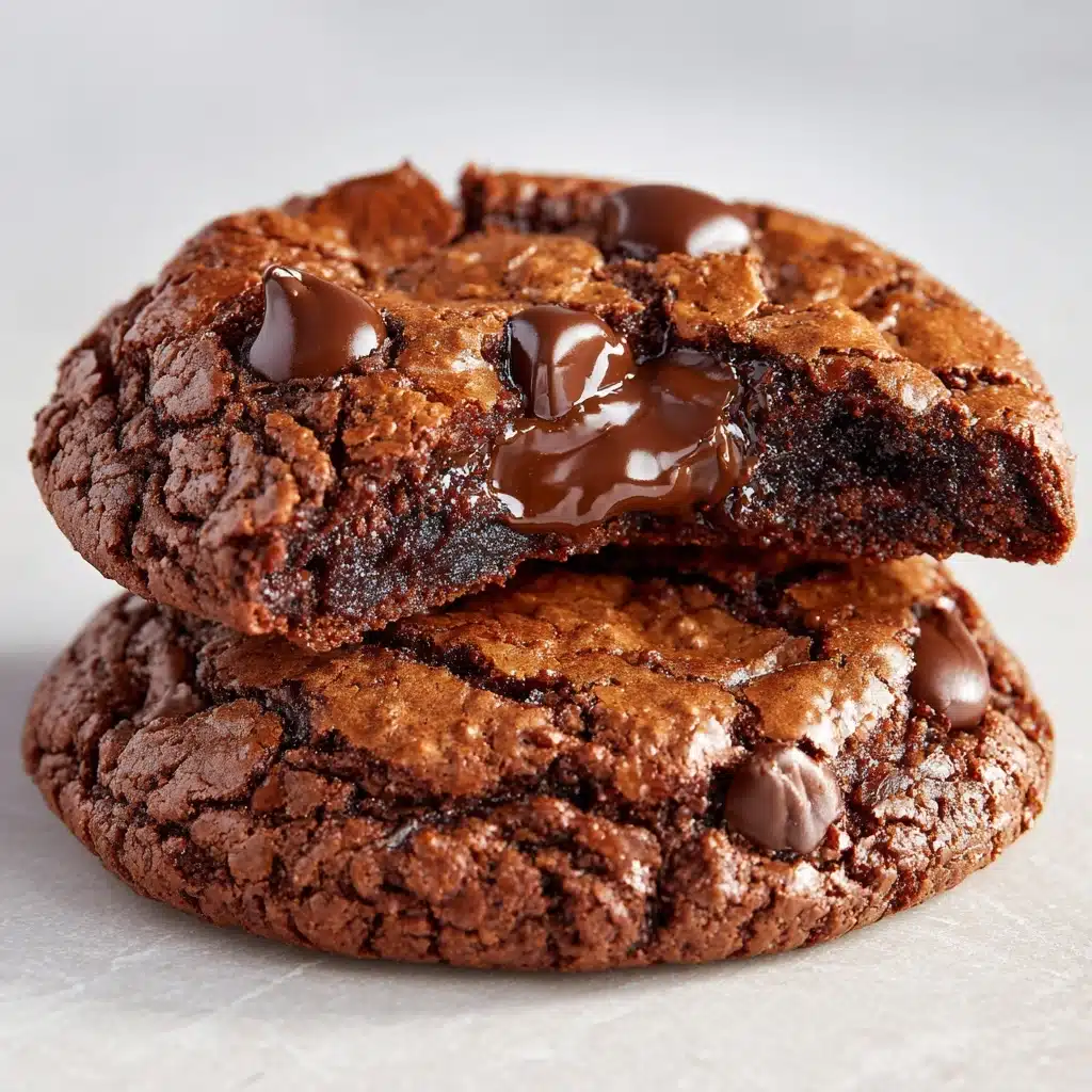 Dark Chocolate Espresso Brownie Cookies Recipe