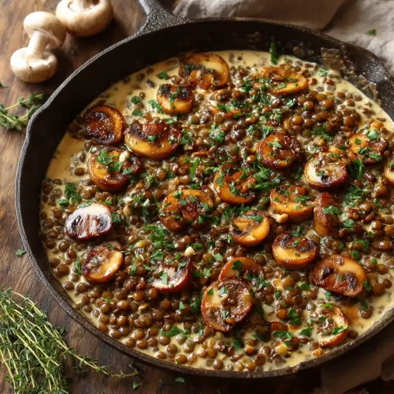 Lentil Mushroom Stroganoff: A Hearty Vegetarian Delight Recipe