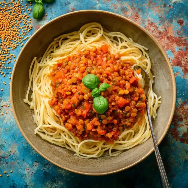 Red Lentil Pasta Sauce Recipe