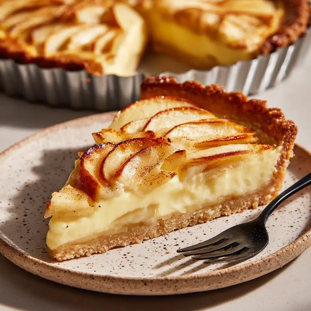 French Custard Pie with Apples (Flan Parisien) Recipe - Recipe Image