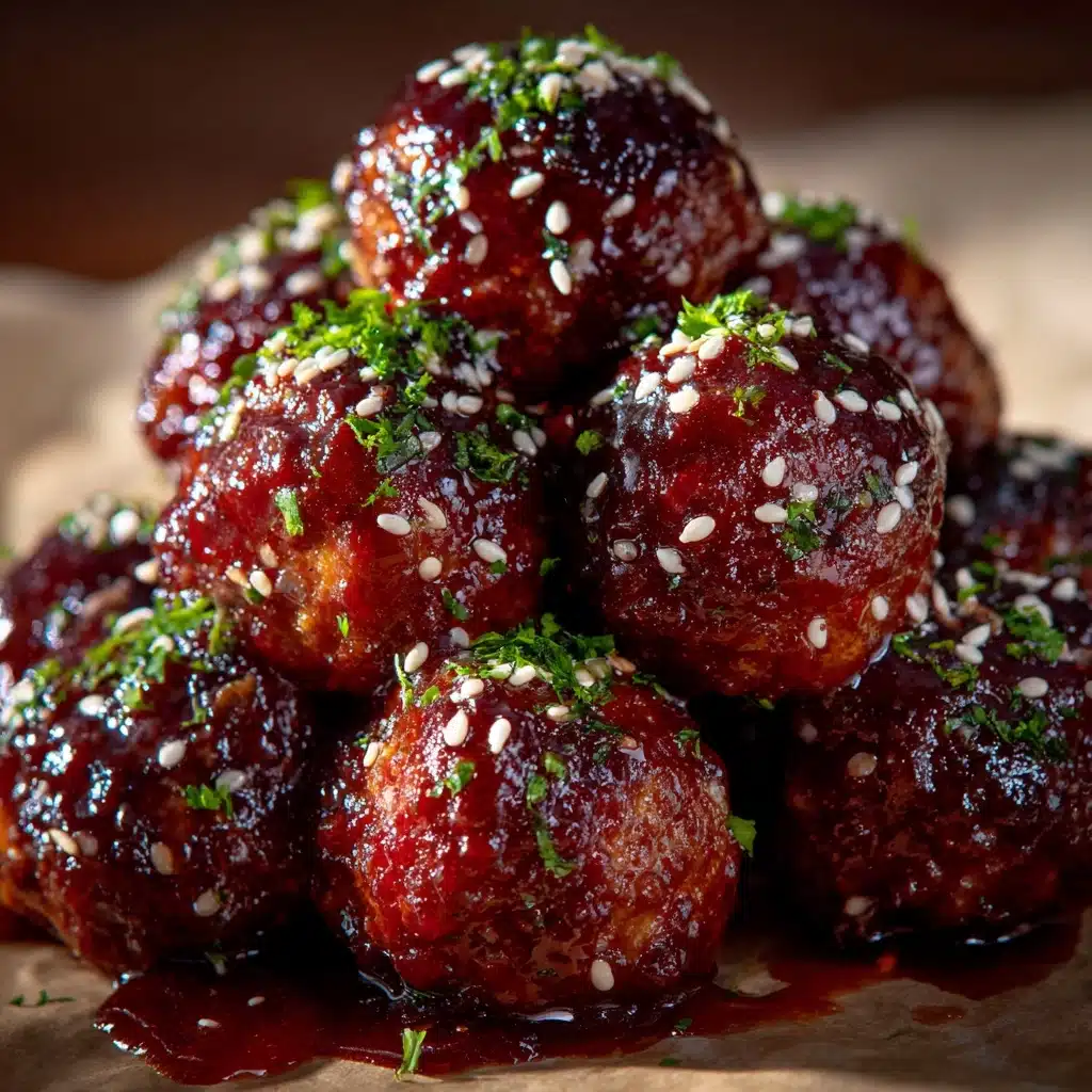 Korean BBQ Meatballs Recipe - Recipe Image