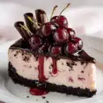 Chocolate Cherry No-Bake Cheesecake Recipe