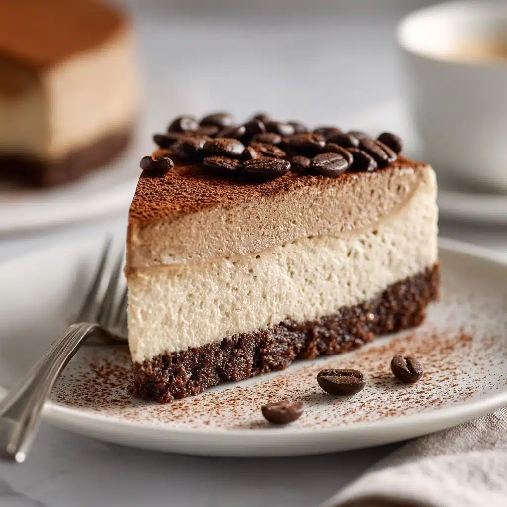 Keto Coffee Cheesecake Recipe - Recipe Image