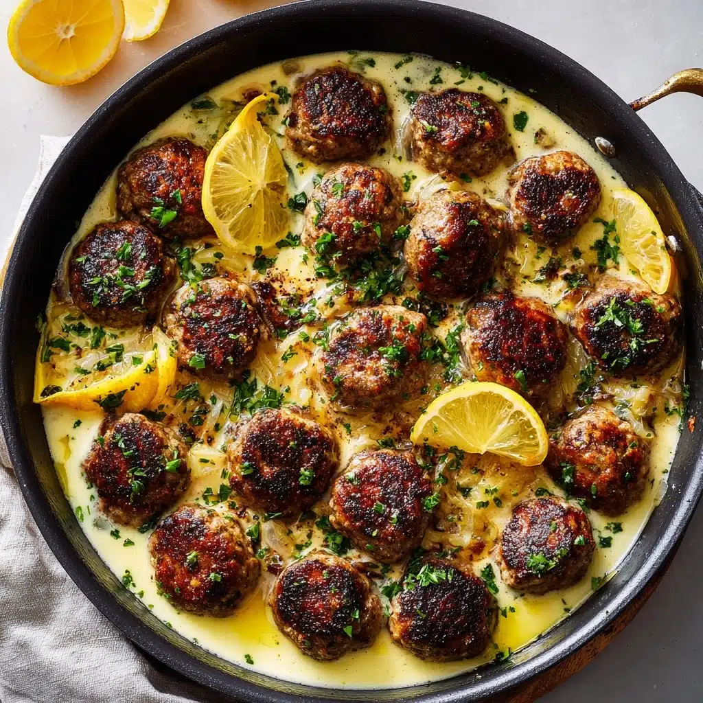 Chicken Piccata Meatballs Recipe - Recipe Image