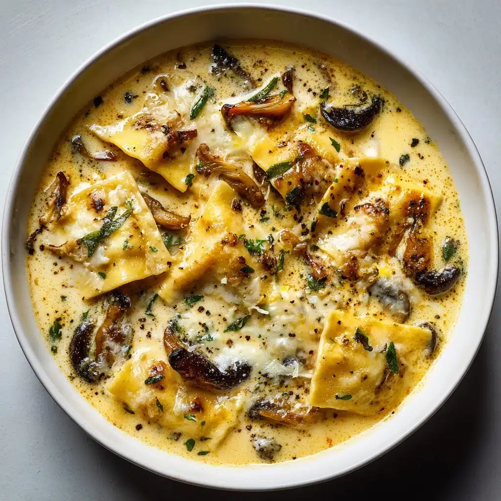 Creamy Alfredo Lasagna Soup Recipe - Recipe Image