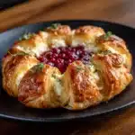 Savory Turkey and Cranberry Crescent Ring Recipe