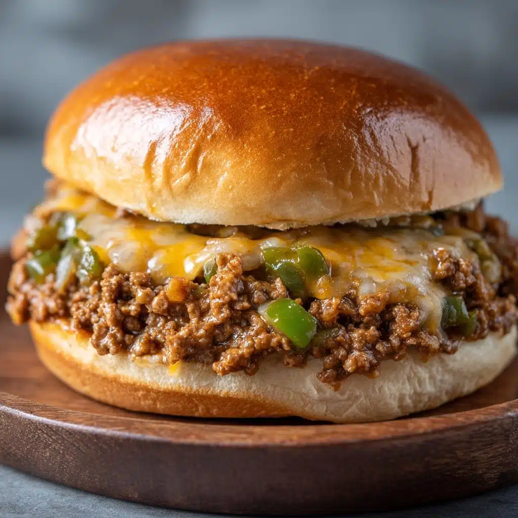 Philly Cheesesteak Sloppy Joes Recipe - Recipe Image
