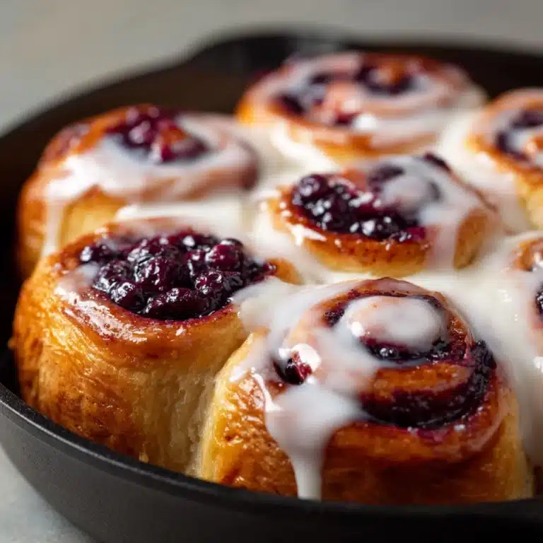 Blueberry Cinnamon Rolls Recipe