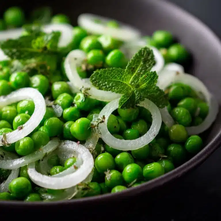 Minty Peas and Onions Recipe