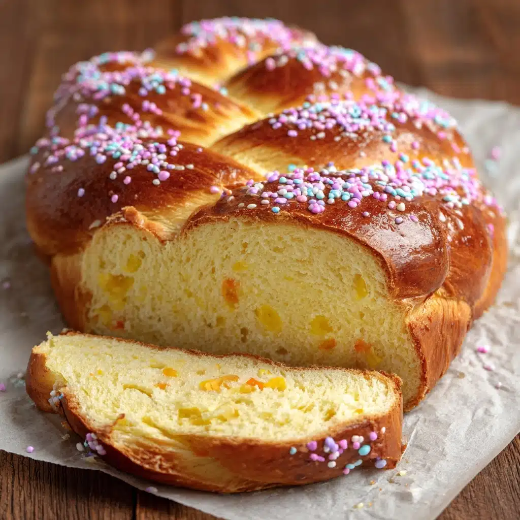 Italian Ricotta Easter Bread Recipe - Recipe Image