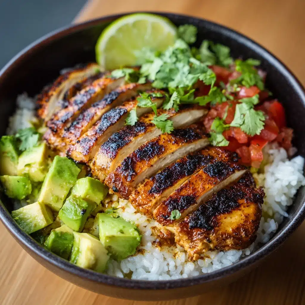 Cajun Chicken with Coriander and Lime Rice Recipe - Recipe Image