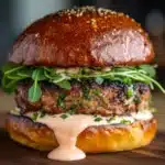 Juicy Smashed Patty Burger with Secret Sauce Recipe
