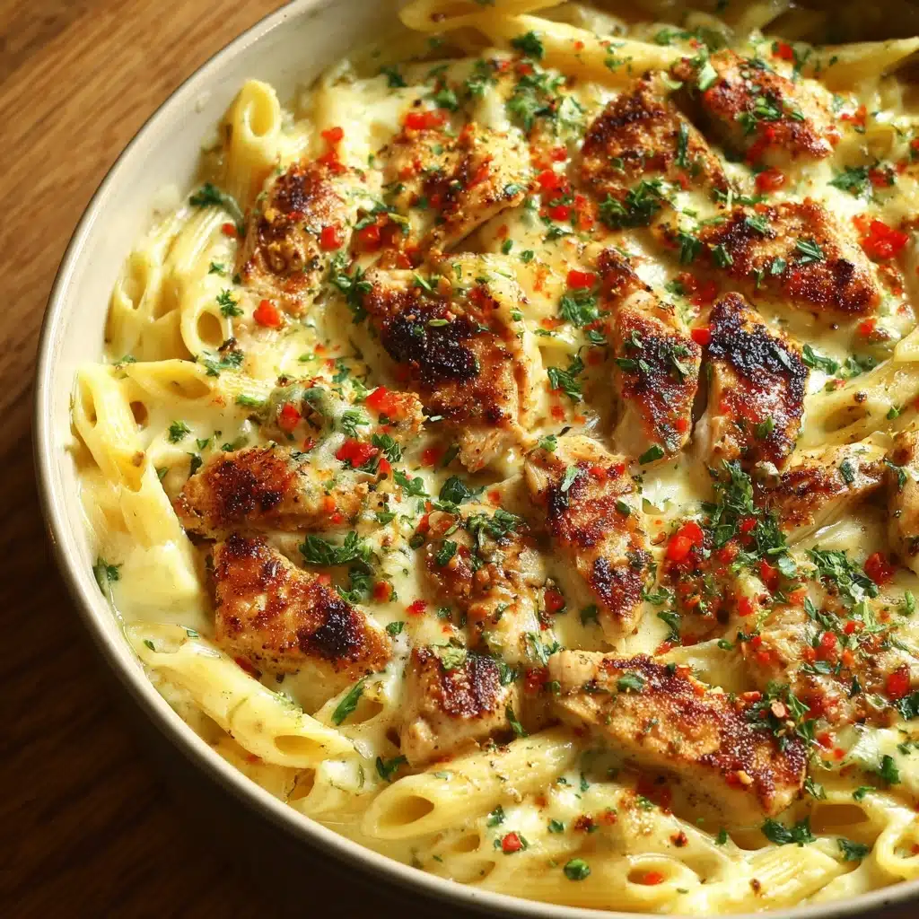 Creamy Crunchy Chicken Pasta Recipe - Recipe Image