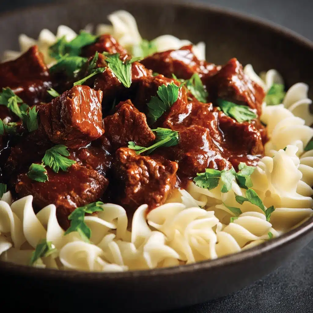 Easy Slow Cooker Beef Stroganoff Recipe - Recipe Image
