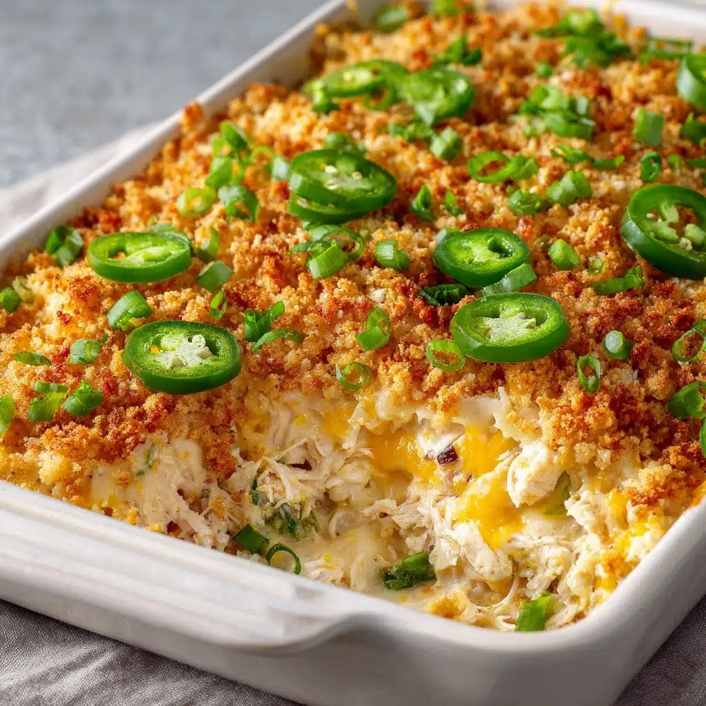 Jalapeño Buffalo Chicken Casserole Recipe - Recipe Image