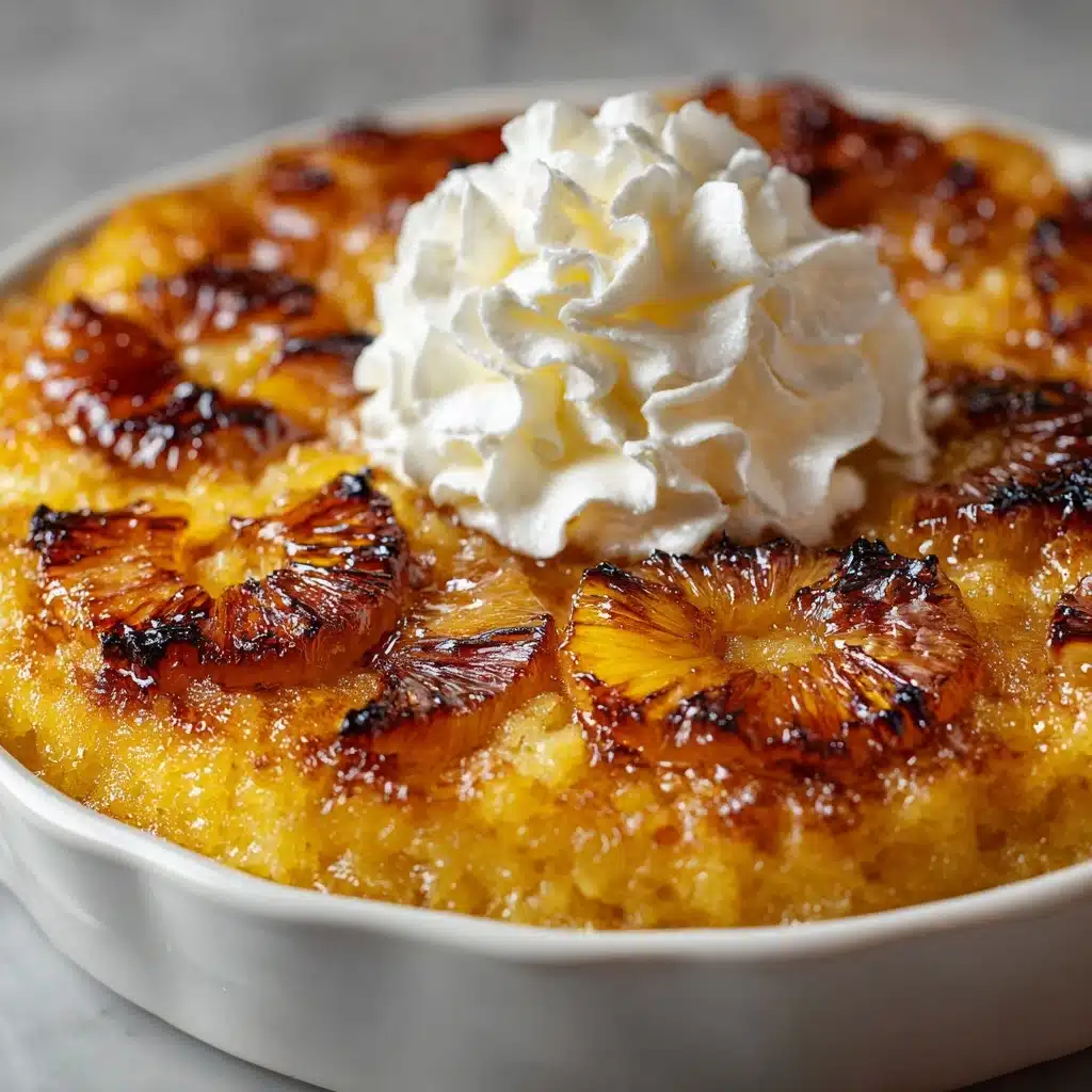 Pineapple Upside Down Bread Pudding Recipe