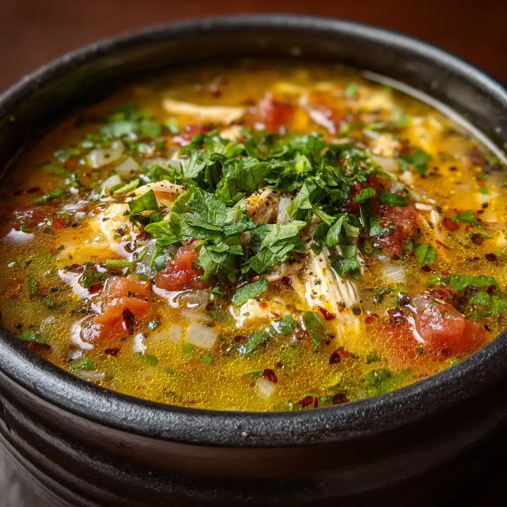 Green Chicken Enchilada Soup Recipe - Recipe Image