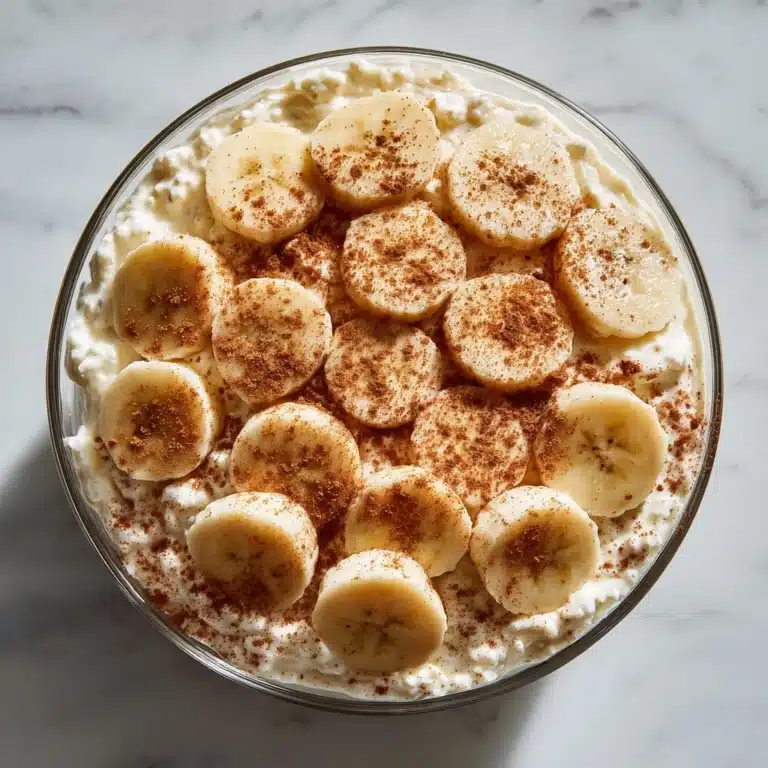 Easy Cottage Cheese Banana Pudding Recipe