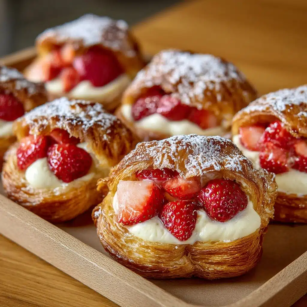 Decadent Cheesecake Croissant Buns for Irresistible Indulgence Recipe - Recipe Image