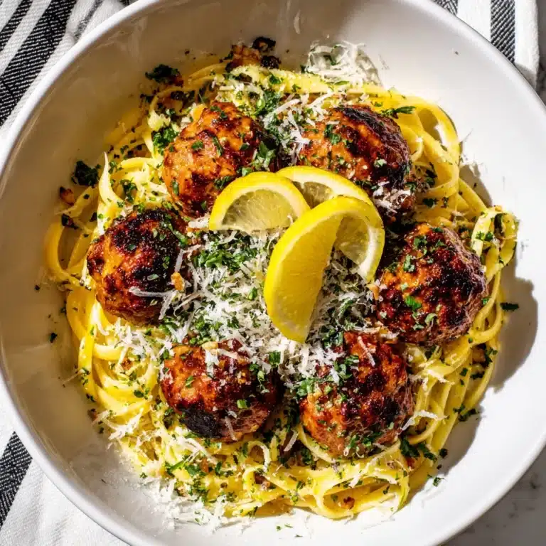 Chicken Piccata Meatballs Recipe