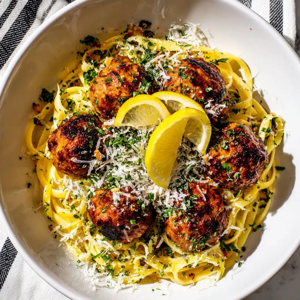 Chicken Piccata Meatballs Recipe - Recipe Image