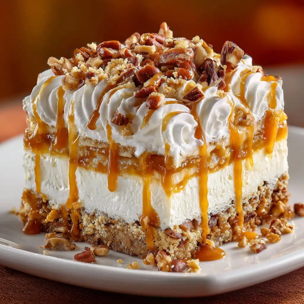 Butter Pecan Praline Poke Cake Recipe - Recipe Image