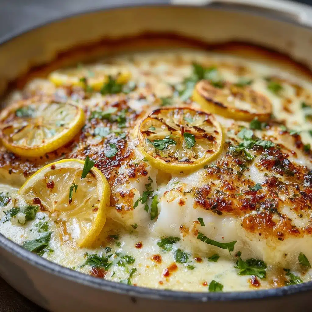 Baked Cod with Lemon and Garlic Recipe - Recipe Image