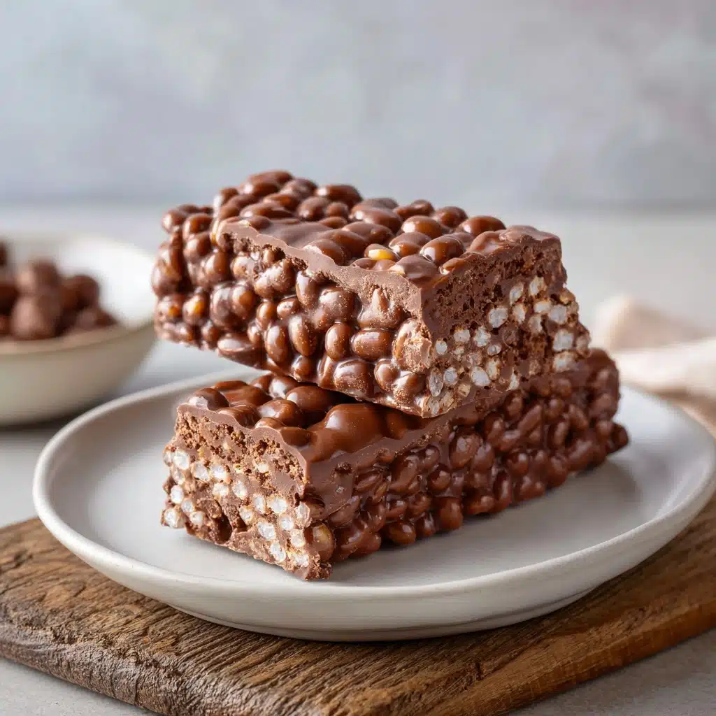 Chocolate Crunch Bars Recipe - Recipe Image