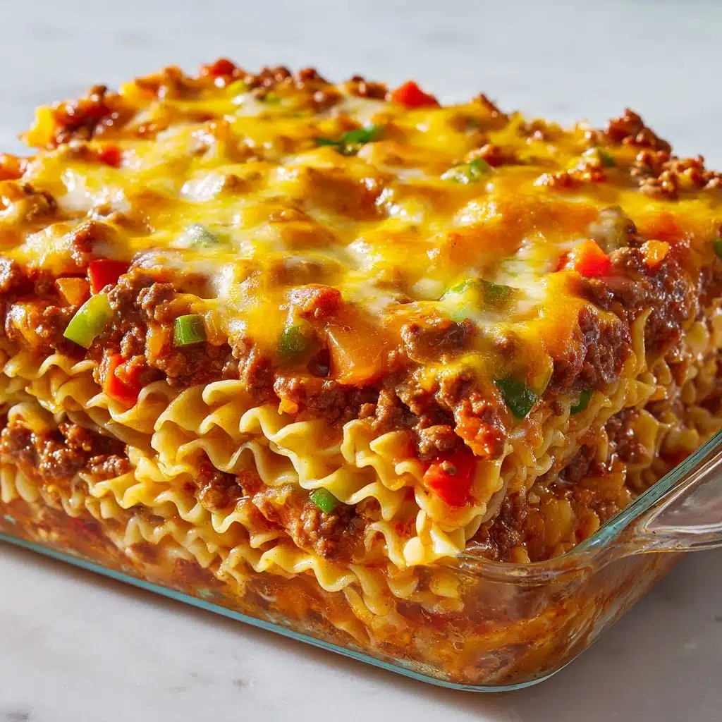 Southern Five Layer Beef Casserole Recipe - Recipe Image