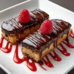 Chocolate Fudge Pop Tarts with Raspberry Glaze Recipe