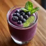 Wild Blueberry Vanilla Matcha Smoothie Recipe