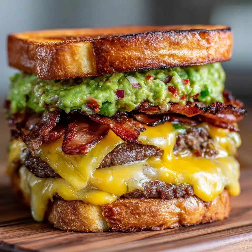 Beef Guacamole Grilled Cheese Sandwich: An Amazing Ultimate Recipe - Recipe Image