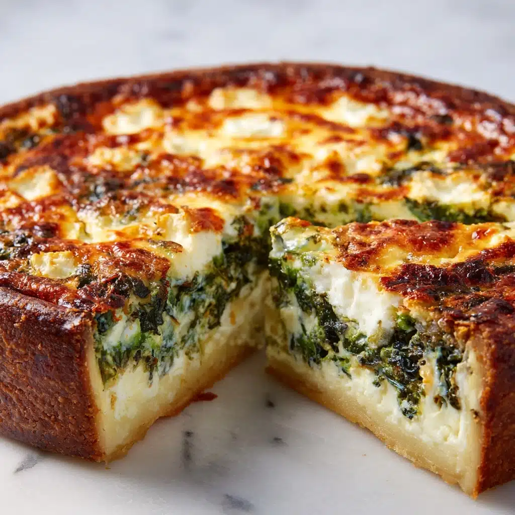Spinach Egg Cheese Pie: An Incredible Ultimate Recipe for Lunch Lovers Recipe - Recipe Image