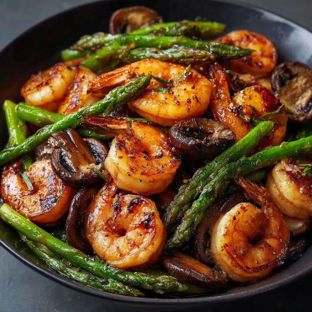 Shrimp and Asparagus Stir-Fry with Mushrooms: An Amazing Ultimate Recipe - Recipe Image