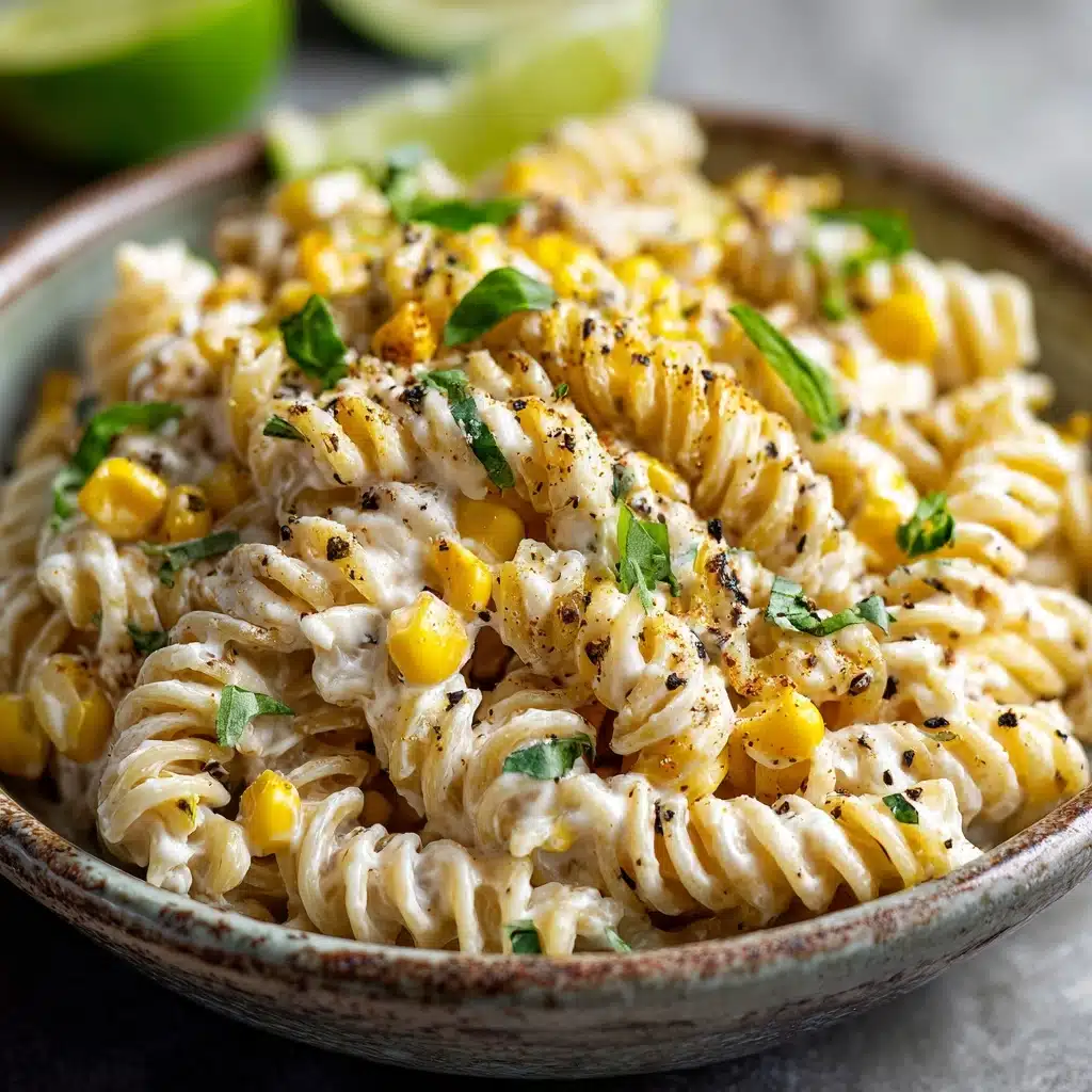 Creamy Street Corn Pasta Salad Recipe