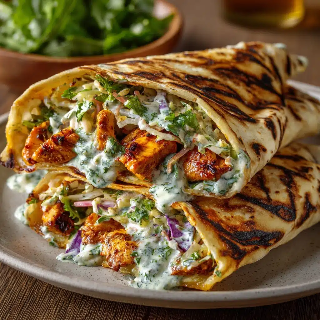 Sheet Pan Chicken Pitas with Herby Ranch Slaw Recipe - Recipe Image