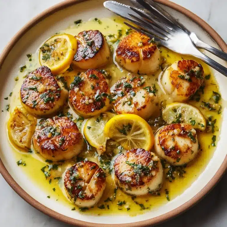 Lemon Butter Scallops Recipe
