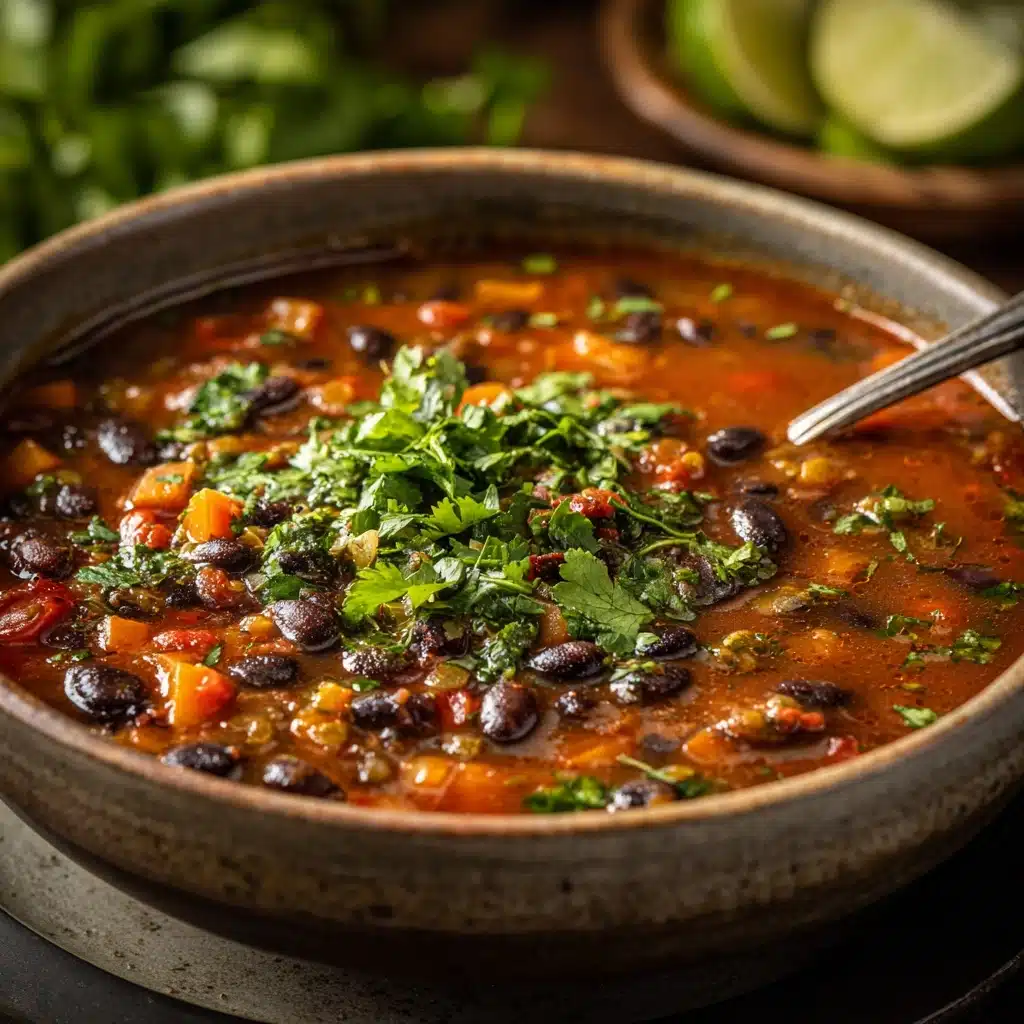 Black Bean and Lentil Soup Recipe - Recipe Image