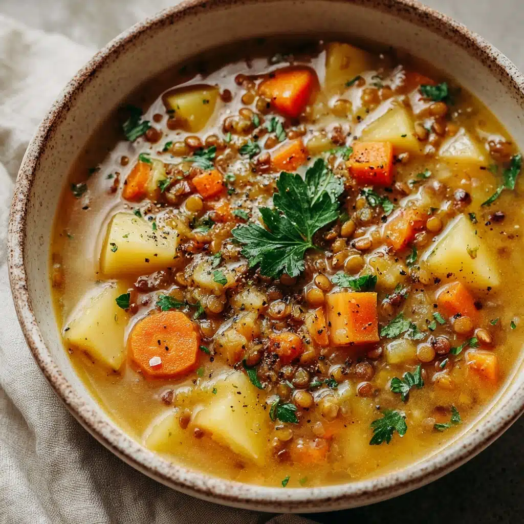 Vegetarian Lentil Soup Recipe - Recipe Image