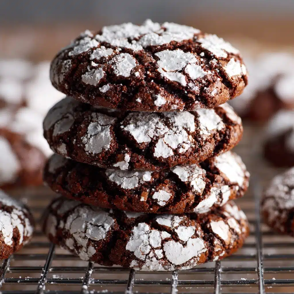 Espresso Chocolate Crinkle Cookies Recipe