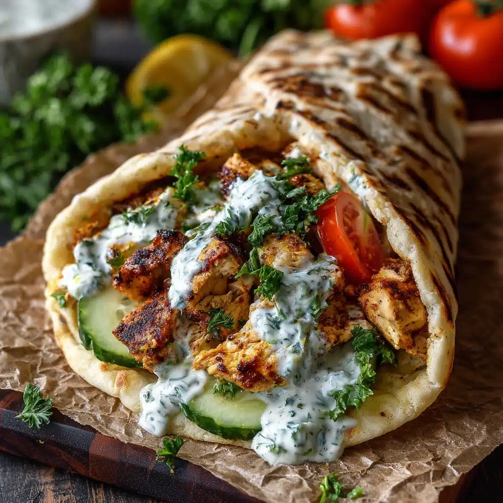 Greek Chicken Gyros Recipe - Recipe Image