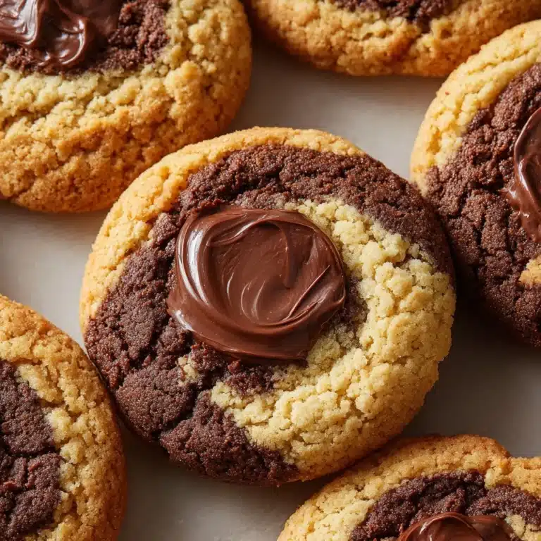 Peanut Butter Brownie Swirl Cookies Recipe